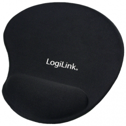 Mousepad with Gel Wrist Rest Support, | Logilink | ID0027 | Black