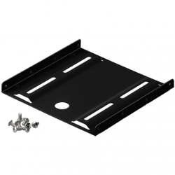 Goobay | 2.5" hard disk installation frame to 3.5" | Supports any 2.5" HDD/SSD hard disk high-quality materials and uncomplicated installation perfect fit for optimal use Technical specifications General  Consumption Unit  1 pc. in polybag  Color  black  