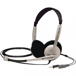 Koss | Headphones | CS100 | Wired | On-Ear | Microphone | Black/Gold