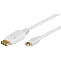 Goobay 52859 Mini DisplayPort adapter cable 1.2, gold-plated, 2m | Goobay | DP to mini-DP