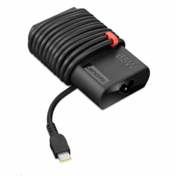 Lenovo | ThinkPad | 65W Slim | The ThinkPad 65W Slim AC Adapter – USB Type-C is the new adapter designed with slimmer size and cable management. It is your perfect replacement or spare power adapter for your ThinkPad notebooks. | USB Type-C | AC Adapter