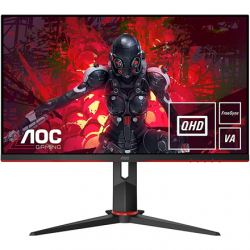 AOC | Gaming Monitor | Q27G2U | 27 " | VA | QHD | 16:9 | 155 Hz | 1 ms | 2560 x 1440 | 250 cd/m² | HDMI ports quantity 2 | Black/Red | Warranty 36 month(s)