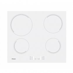 Candy | Hob | CH64CCW | Vitroceramic | Number of burners/cooking zones 4 | Touch | White