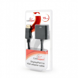 Cablexpert DisplayPort to VGA adapter cable, Black | Cablexpert