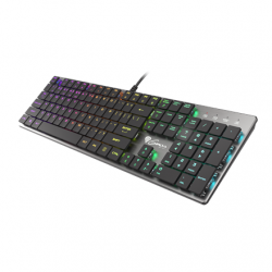 GENESIS THOR 420 Gaming Keyboard, US Layout, Wired, Silver | Genesis | THOR 420 | Silver | Gaming keyboard | Wired | RGB LED light | US | 1.65 m