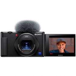 Sony ZV1BDI.EU Vlog Camera | Sony | Vlog Camera | ZV-1 | Compact camera | 20.1 MP | ISO 25600 | Display diagonal 3.0 " | Video recording | Wi-Fi | Magnification 5.3 x, 10.7 x | CMOS | Black