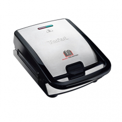 TEFAL | Sandwich Maker | SW854D | 700 W | Number of plates 4 | Number of pastry 2 | Black/Stainless steel