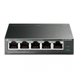 TP-LINK | Switch | TL-SG105PE | Unmanaged | Desktop | PoE+ ports quantity 4 | Power supply type External