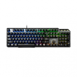 MSI | GK50 Elite | Gaming keyboard | Wired | RGB LED light | US | Black/Silver