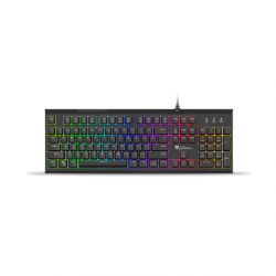 Genesis | THOR 210 RGB | Black | Gaming keyboard | Wired | RGB LED light | US | 1.60 m | Hybrid