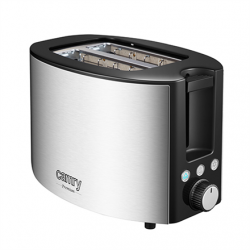Camry | Toaster | CR 3215 | Power 1000 W | Number of slots 2 | Housing material Stainless steel | Black/Stainless steel