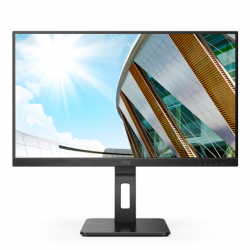 AOC | LED Monitor | Q27P2Q | 27 " | IPS | QHD | 16:9 | 75 Hz | 4 ms | 2560 x 1440 | 300 cd/m² | Headphone out (3.5mm) | HDMI ports quantity 1 | Black | Warranty 36 month(s)
