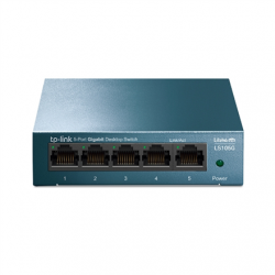 TP-LINK | Desktop Network Switch | LS105G | Unmanaged | Desktop | Power supply type External