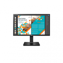 LG | Monitor with AMD FreeSync | 24QP550-B | 23.8 " | IPS | QHD | 16:9 | 75 Hz | 5 ms | 2560 x 1440 pixels | 300 cd/m² | HDMI ports quantity 2 | Black