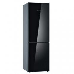 Bosch | Refrigerator | KGV36VBEAS | Energy efficiency class E | Free standing | Combi | Height 186 cm | Fridge net capacity 214 L | Freezer net capacity 94 L | 39 dB | Black