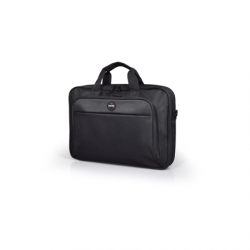 PORT DESIGNS HANOI II CLAMSHELL 13/14 Briefcase, Black | PORT DESIGNS | Laptop case | HANOI II Clamshell | Notebook | Black | Shoulder strap