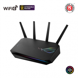 Wireless Router | ROG STRIX GS-AX5400 | 4804 + 574 Mbit/s | Ethernet LAN (RJ-45) ports 4 | Mesh Support Yes | MU-MiMO Yes | No mobile broadband | Antenna type  External antenna x 4 | 36 month(s)