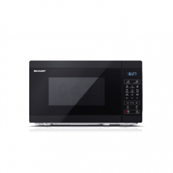 Sharp | Microwave Oven with Grill | YC-MG02E-B | Free standing | 800 W | Grill | Black