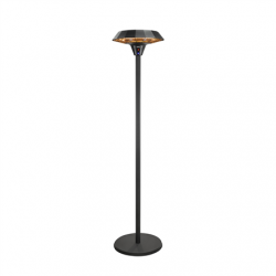 TunaBone | Electric Standing Infrared Patio Heater | TB2068S-01 | Patio heater | 2000 W | Number of power levels 3 | Suitable for rooms up to 20 m² | Black | IP45