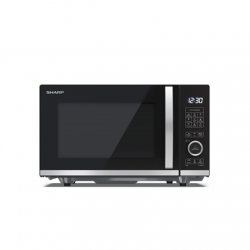Sharp | YC-QG204AE-B | Microwave Oven with Grill | Free standing | 20 L | 800 W | Grill | Black
