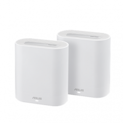 Asus Wifi 6 802.11ax Tri-band Business Mesh System  EBM68 (2-Pack) 802.11ax 4804 Mbit/s 10/100/1000 Mbit/s Ethernet LAN (RJ-45) ports 3 Mesh Support Yes MU-MiMO No No mobile broadband Antenna type Internal 1