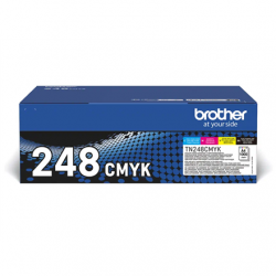 Brother TN-248VAL | Toner cartridge, Value pack with all 4 toners | 1000 pages