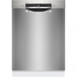 Bosch | Dishwasher | SMU4HAI01S | Built-in | Width 60 cm | Number of place settings 13 | Number of programs 6 | Energy efficiency class D | Display | AquaStop function | Silver
