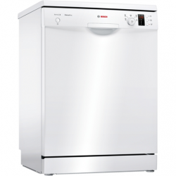Bosch | Dishwasher | SMS25AW05E | Free standing | Width 60 cm | Number of place settings 12 | Number of programs 5 | Energy efficiency class E | Display | AquaStop function | White