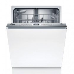 Bosch | Dishwasher | SMV4HAX19E | Built-in | Width 60 cm | Number of place settings 13 | Number of programs 6 | Energy efficiency class D | Display | AquaStop function | White
