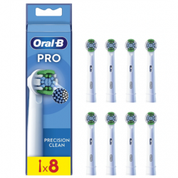Oral-B | Precision Clean Brush Set | EB20RX-8 | Heads | For adults | Number of brush heads included 8 | White