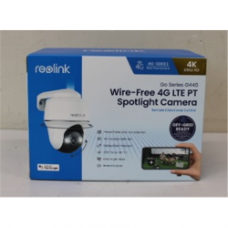 SALE OUT. Reolink Go Series G440 4K 4G LTE Wire Free Camera, White, DAMAGED PACKAGING | 4K 4G LTE Wire Free Camera | Go Series G440 | Dome | 8 MP | Fixed | IP64 | H.265 | MicroSD (Max. 128GB) | DAMAGED PACKAGING