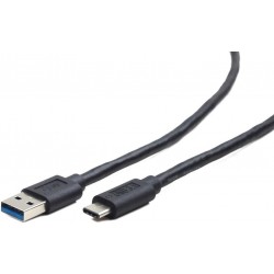 GEMBIRD CCP-USB3-AMCM-1M  USB 3.0 kabelis į type-C (AM/CM), 1m, juodas